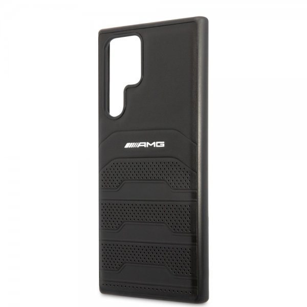 AMG Samsung Galaxy S22 Ultra Skal Debossed Lines Svart