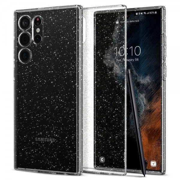 Spigen Samsung Galaxy S22 Ultra Skal Liquid Crystal Glitter Crystal Quartz