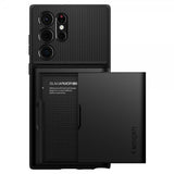 Spigen Samsung Galaxy S22 Ultra Skal Slim Armor CS Svart