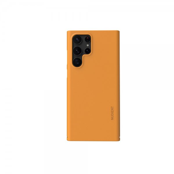 Nudient Samsung Galaxy S22 Ultra Skal Thin Case V3 Saffron Yellow