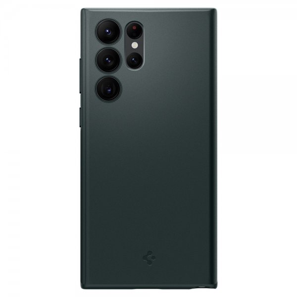 Spigen Samsung Galaxy S22 Ultra Skal Thin Fit Abyss Green