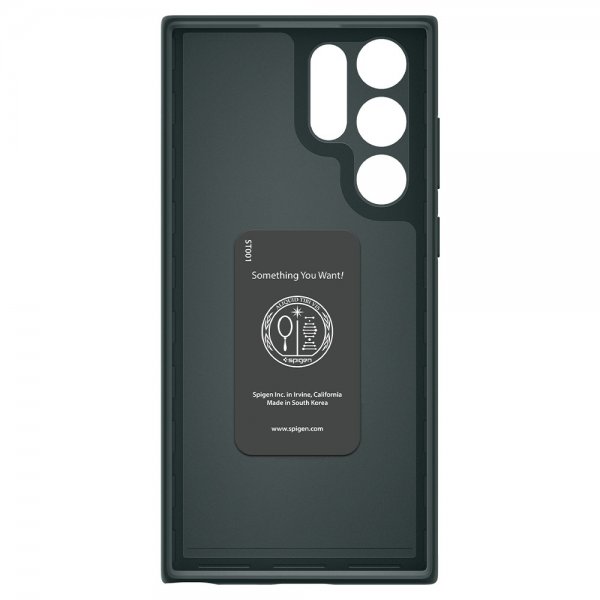 Spigen Samsung Galaxy S22 Ultra Skal Thin Fit Abyss Green
