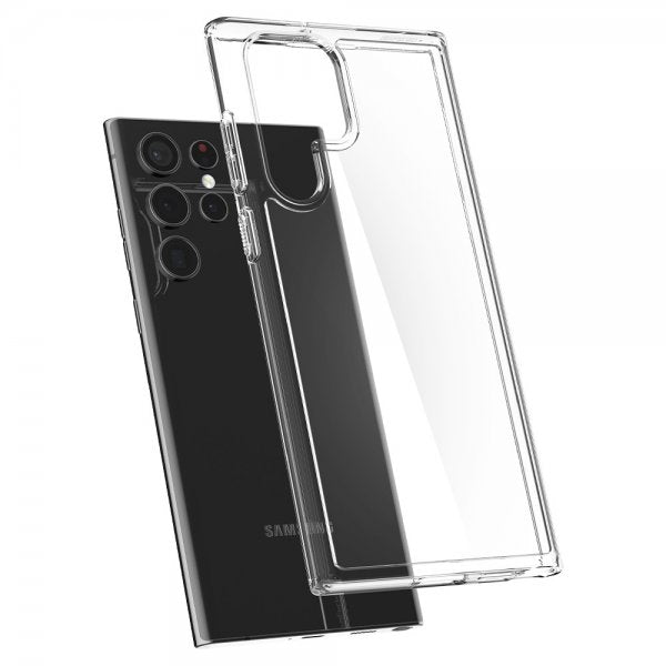 Spigen Samsung Galaxy S22 Ultra Skal Ultra Hybrid Crystal Clear