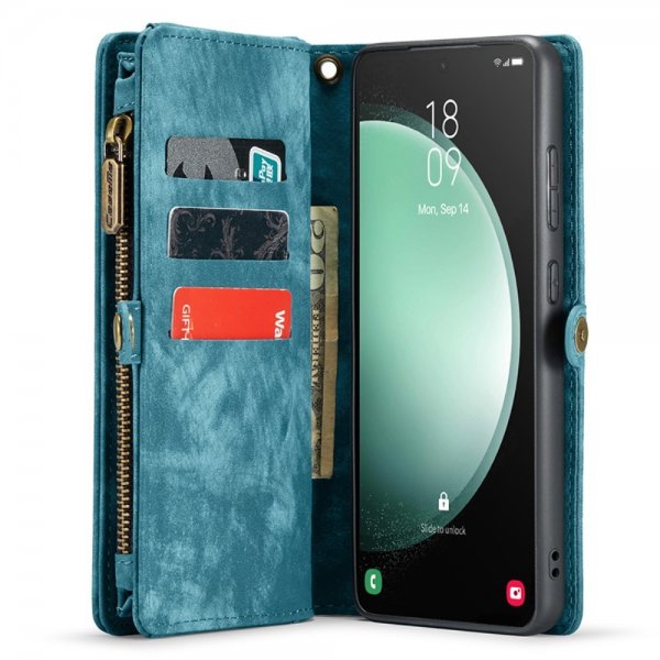 CaseMe Samsung Galaxy S23 FE Fodral 008 Series Löstagbart Skal Blå