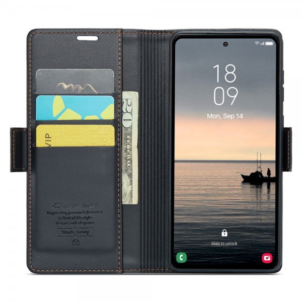 CaseMe Samsung Galaxy S23 FE Fodral 023 Series Svart