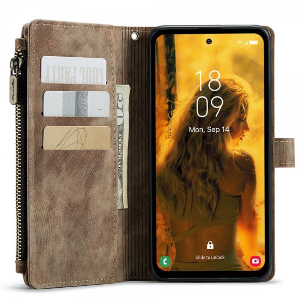 CaseMe Samsung Galaxy S23 FE Fodral C30 Series Brun