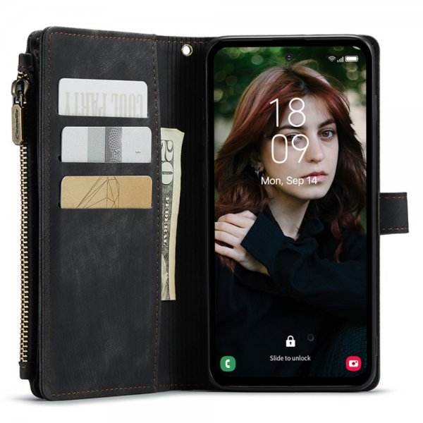 CaseMe Samsung Galaxy S23 FE Fodral C30 Series Svart