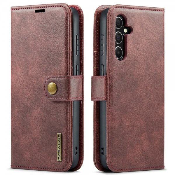 Dg.Ming Samsung Galaxy S23 FE Fodral med Löstagbart Skal Röd