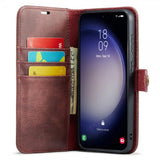 Dg.Ming Samsung Galaxy S23 FE Fodral med Löstagbart Skal Röd