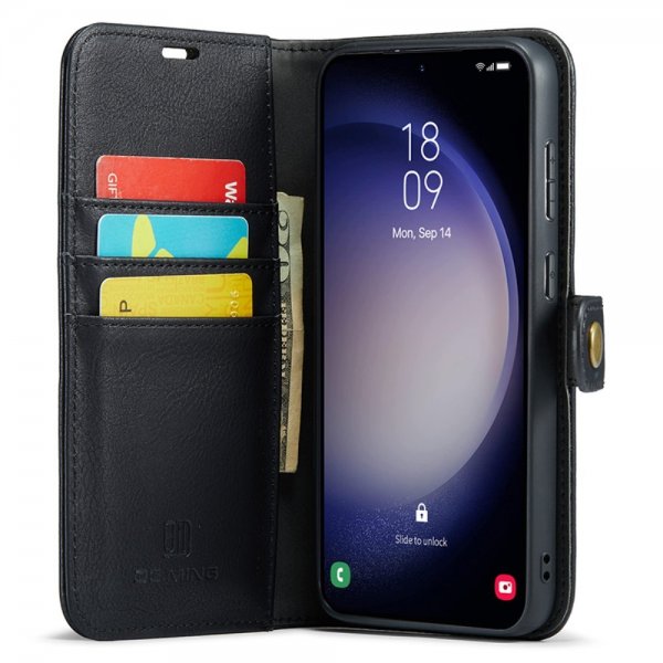 Dg.Ming Samsung Galaxy S23 FE Fodral med Löstagbart Skal Svart