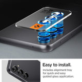 Spigen Samsung Galaxy S23 FE Kameraskydd Glas.tR EZ Fit Optik Pro 2-pack Svart