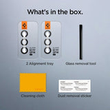 Spigen Samsung Galaxy S23 FE Kameraskydd Glas.tR EZ Fit Optik Pro 2-pack Svart