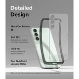 Ringke Samsung Galaxy S23 FE Skal Fusion Smoke Black
