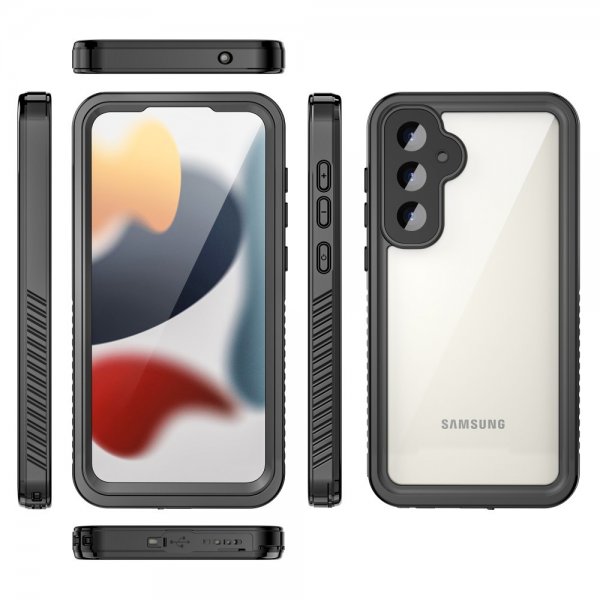 Redpepper Samsung Galaxy S23 FE Skal Vattentåligt IP68 Svart