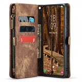 CaseMe Samsung Galaxy S23 Fodral 008 Series Löstagbart Skal Brun