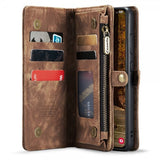CaseMe Samsung Galaxy S23 Fodral 008 Series Löstagbart Skal Brun