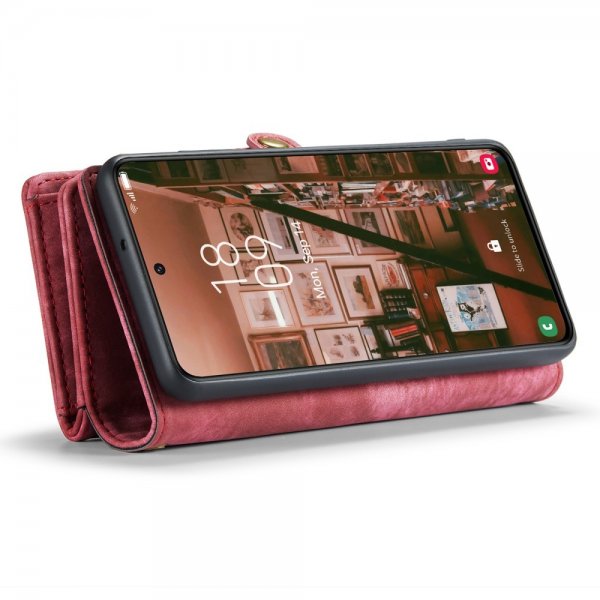 CaseMe Samsung Galaxy S23 Fodral 008 Series Löstagbart Skal Röd