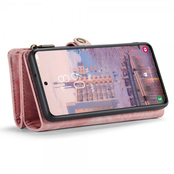 CaseMe Samsung Galaxy S23 Fodral 008 Series Löstagbart Skal Rosa