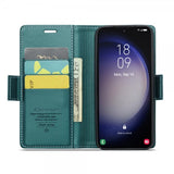 CaseMe Samsung Galaxy S23 Fodral 023 Series Grön