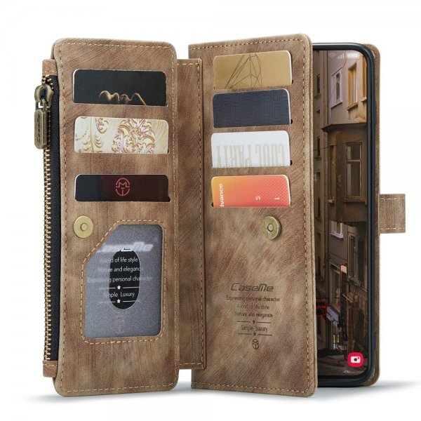 CaseMe Samsung Galaxy S23 Fodral C30 Series Brun