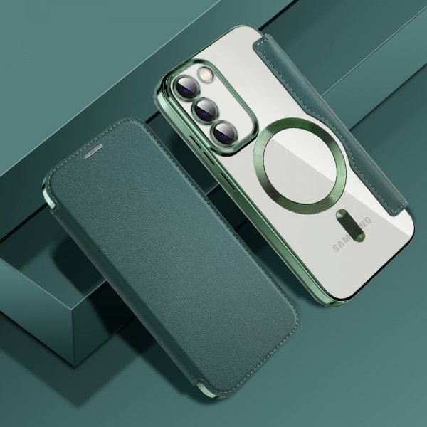 Samsung Galaxy S23 Fodral MagSafe Grön