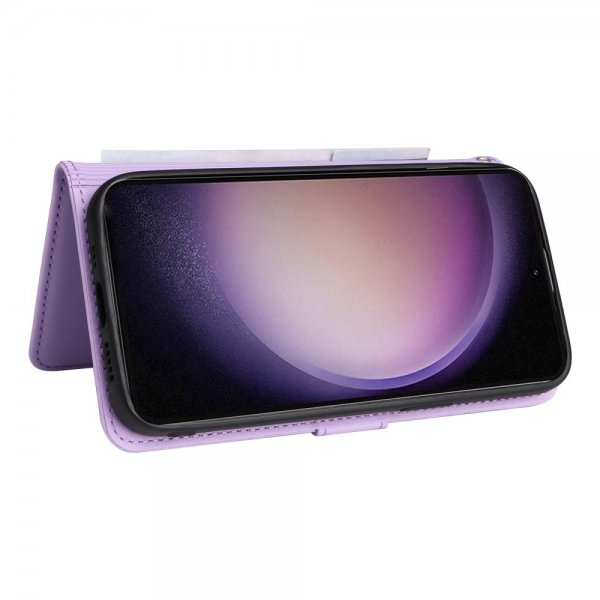 Betopnice Samsung Galaxy S23 Fodral med Löstagbart Skal 005 Lila