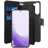 Puro Samsung Galaxy S23 Fodral Wallet Detachable 2 in 1 Svart