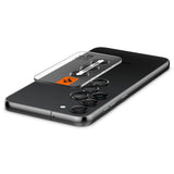 Spigen Samsung Galaxy S23/S23 Plus/S24 Kameraskydd GLAS.tR EZ Fit Optik Pro 2-pack Svart