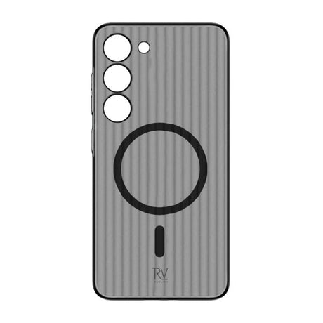 Rvelon Samsung Galaxy S23 Skal Korrugerad MagSafe Svart