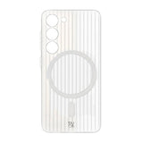 Rvelon Samsung Galaxy S23 Skal Korrugerad MagSafe Vit