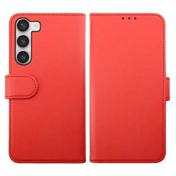Rvelon Samsung Galaxy S23 Fodral Magnetiskt Avtagbart Skal Röd