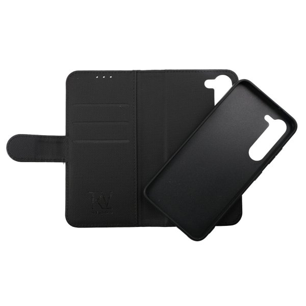 Rvelon Samsung Galaxy S23 Fodral Magnetiskt Avtagbart Skal Svart