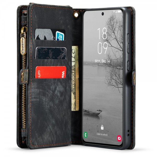 CaseMe Samsung Galaxy S23 Plus Fodral 008 Series Löstagbart Skal Svart