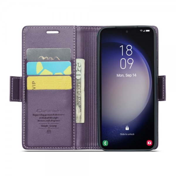 CaseMe Samsung Galaxy S23 Plus Fodral 023 Series Lila