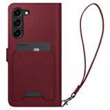 Spigen Samsung Galaxy S23 Plus Fodral Wallet S Plus Burgundy