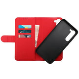 Rvelon Samsung Galaxy S23 Plus Fodral Magnetiskt Avtagbart Skal Röd