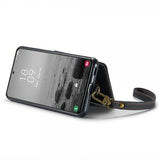 CaseMe Samsung Galaxy S23 Plus Skal C20 Kortfack Dragkedja Svart
