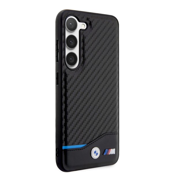 BMW Samsung Galaxy S23 Plus Skal Carbon & Stripe Svart