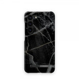 Ideal of Sweden Samsung Galaxy S23 Plus Skal Fashion Case Black Thunder Marble