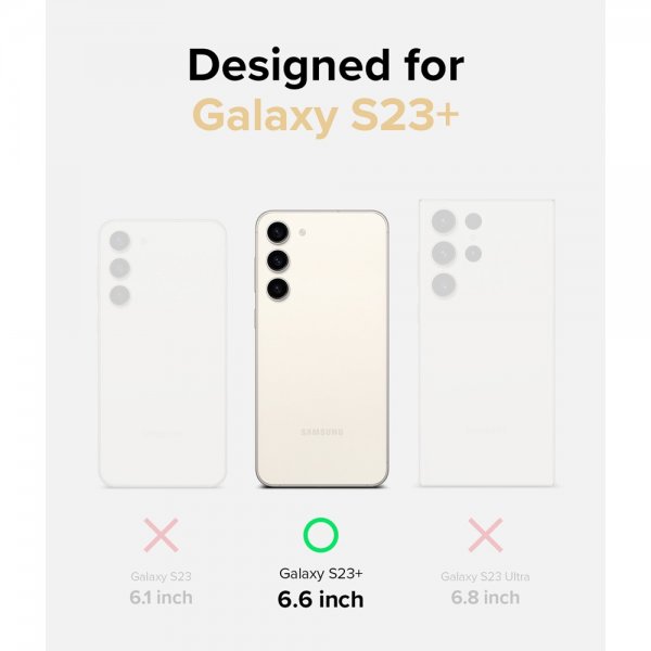 Ringke Samsung Galaxy S23 Plus Skal Fusion Card Clear