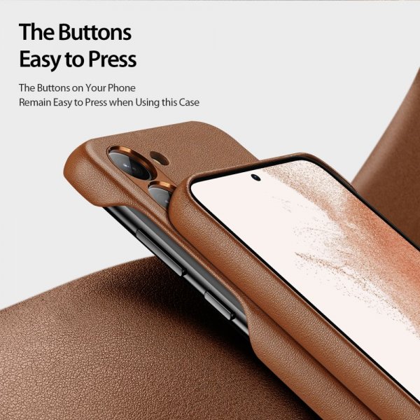 Dux Ducis Samsung Galaxy S23 Plus Skal Grit Series Brun