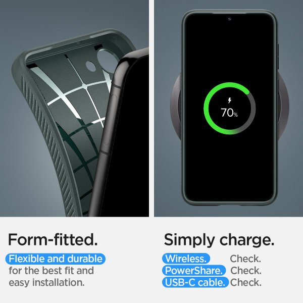 Spigen Samsung Galaxy S23 Plus Skal Liquid Air Abyss Green