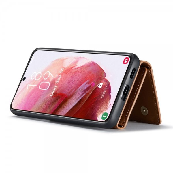 Dg.Ming Samsung Galaxy S23 Plus Skal M1 Series Löstagbar Korthållare Brun