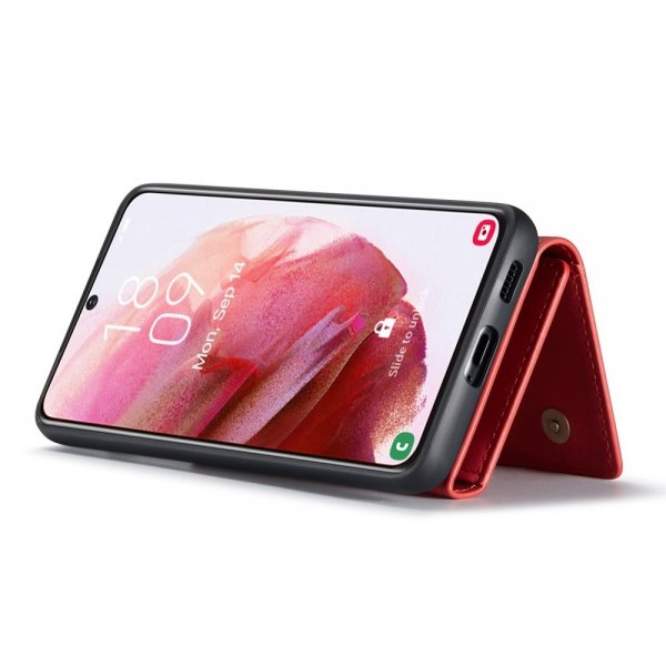 Dg.Ming Samsung Galaxy S23 Plus Skal M1 Series Löstagbar Korthållare Röd