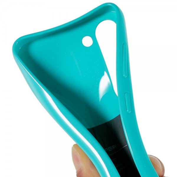 Samsung Galaxy S23 Plus Skal Pearl Jelly Cyan