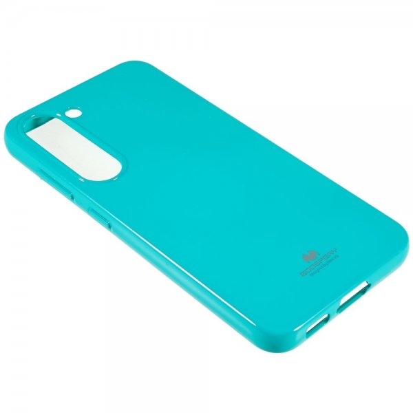 Samsung Galaxy S23 Plus Skal Pearl Jelly Cyan