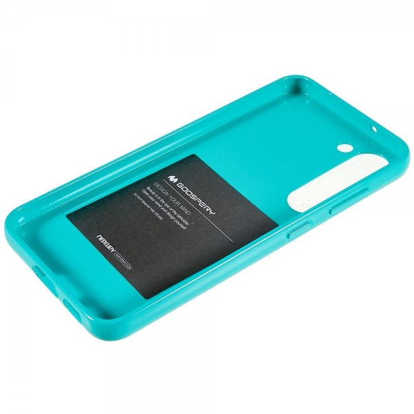 Samsung Galaxy S23 Plus Skal Pearl Jelly Cyan