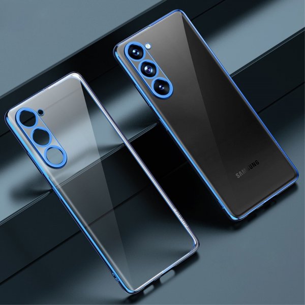 Sulada Samsung Galaxy S23 Plus Skal Pläterad Kant Blå