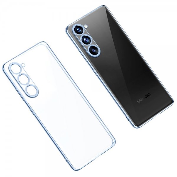 Sulada Samsung Galaxy S23 Plus Skal Pläterad Kant Ljusblå