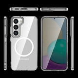 Samsung Galaxy S23 Plus Skal Transparent MagSafe Silver